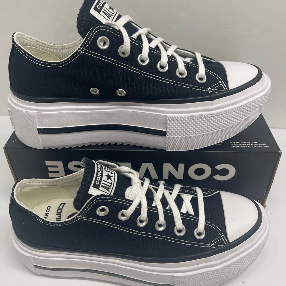 Converse WMNS Chuck Taylor All Star Lift Double Stack Platform Canvas Sneakers